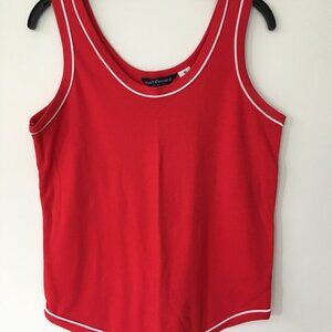 Ladies' Red Tank Top Port Camard Sz. XL